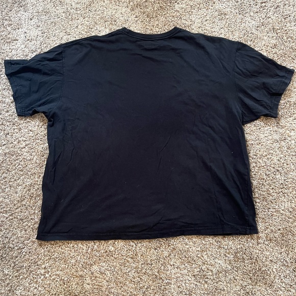 Key Men’s Plain Black T-Shirt w Front Pocket - Picture 2 of 2